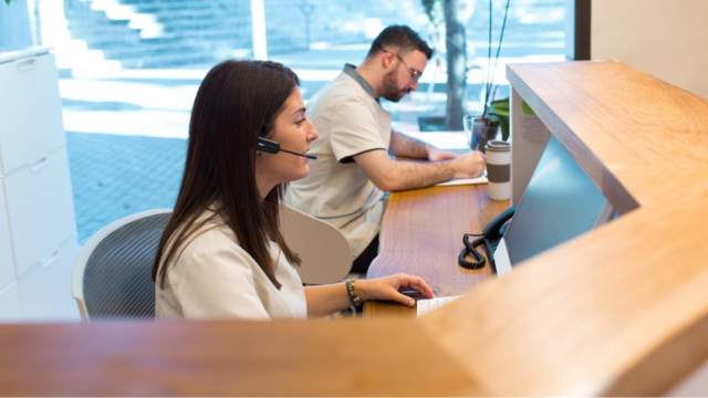 Virtual reception desk for a Therapist Office on Bitrix24